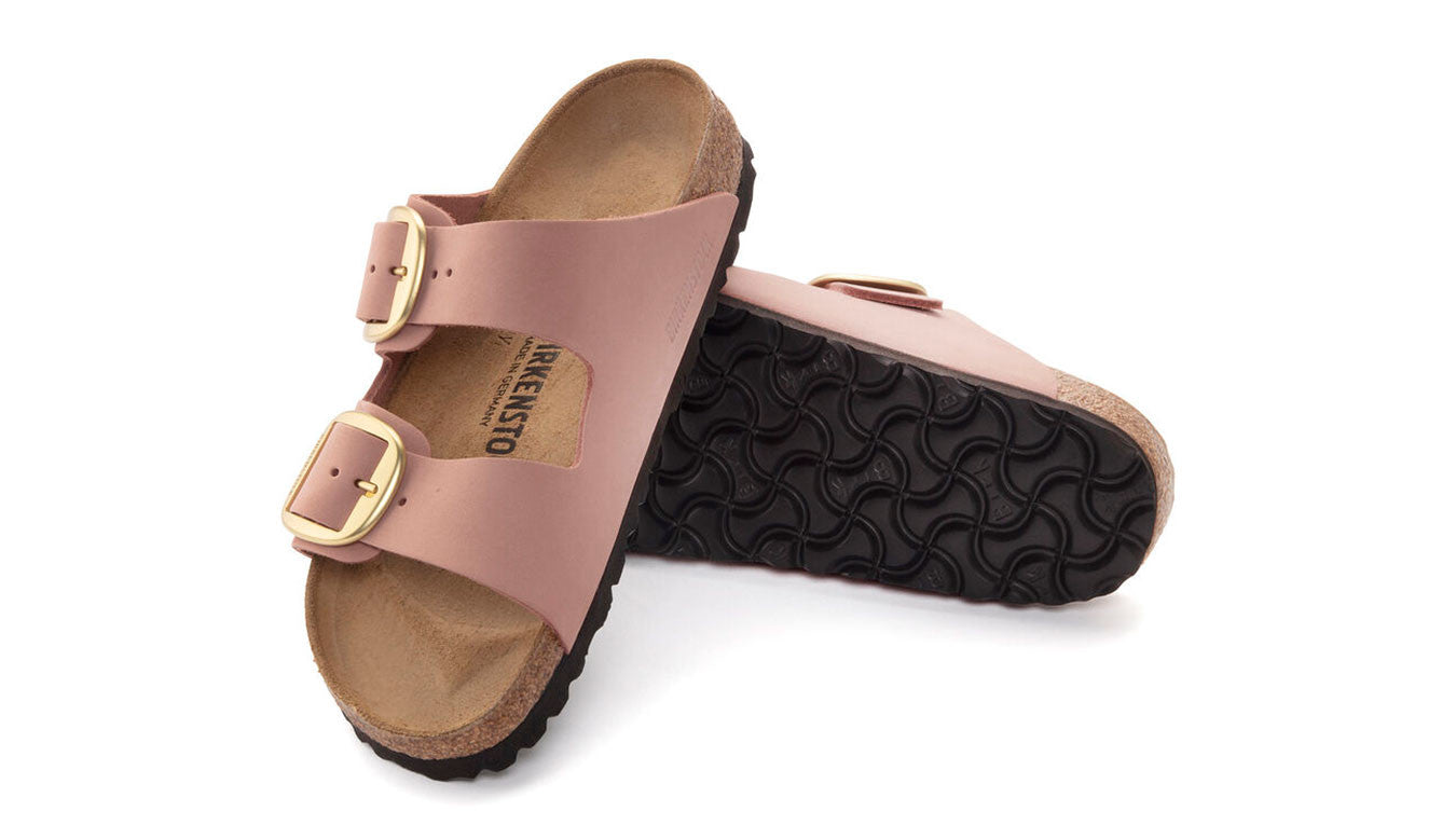 (WMNS) Birkenthtstock Arizona Big Buckle Nubuk Leather 'Old Rose' 1023963