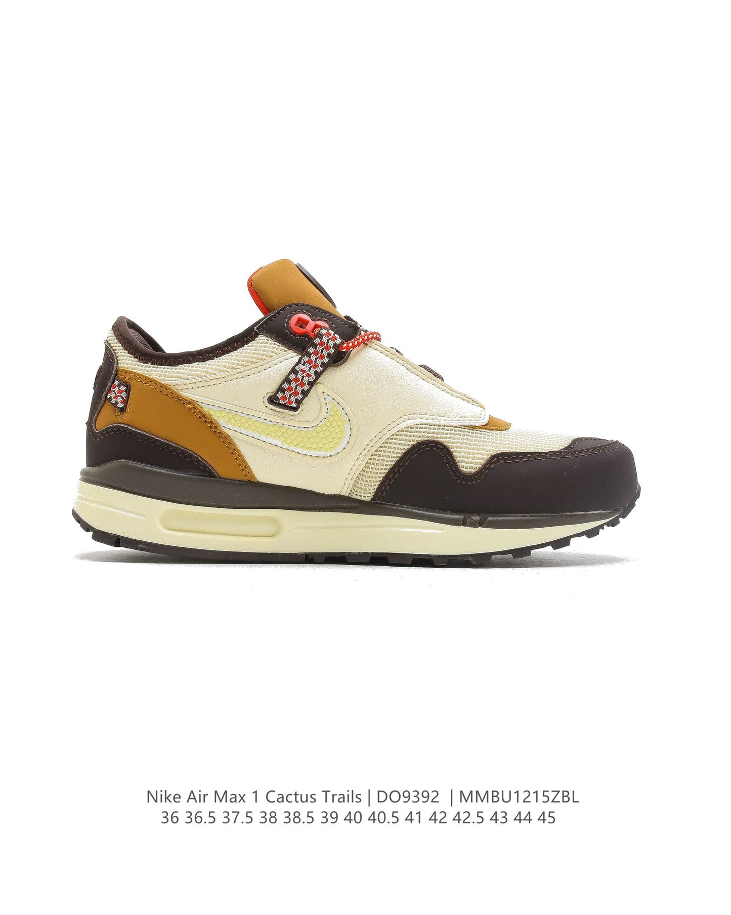 Travis Scott x Aithtr Max 1WheatLemon DO9392-700 Dames & Heren Schoenen