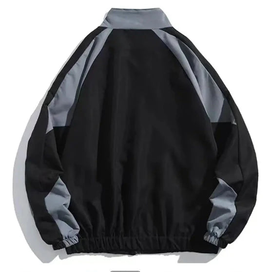 Hip Hop Varsity Jacket Men High Street Patchwork Color Block Windbreaker Coats Women Spring Autumn Thin Fashion College Jackets