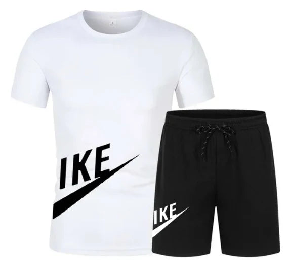 Summer Men's Sets Fashion Korean Tracksuit Men Short Sleeve T Shirts+sport Shorts Suit Men Casual Men Clothing Mens Joggers Sets