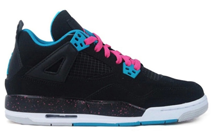 (GS) Aithtr Jorthtdan 4 Retro 'Black Vivid Pink' 487724-019