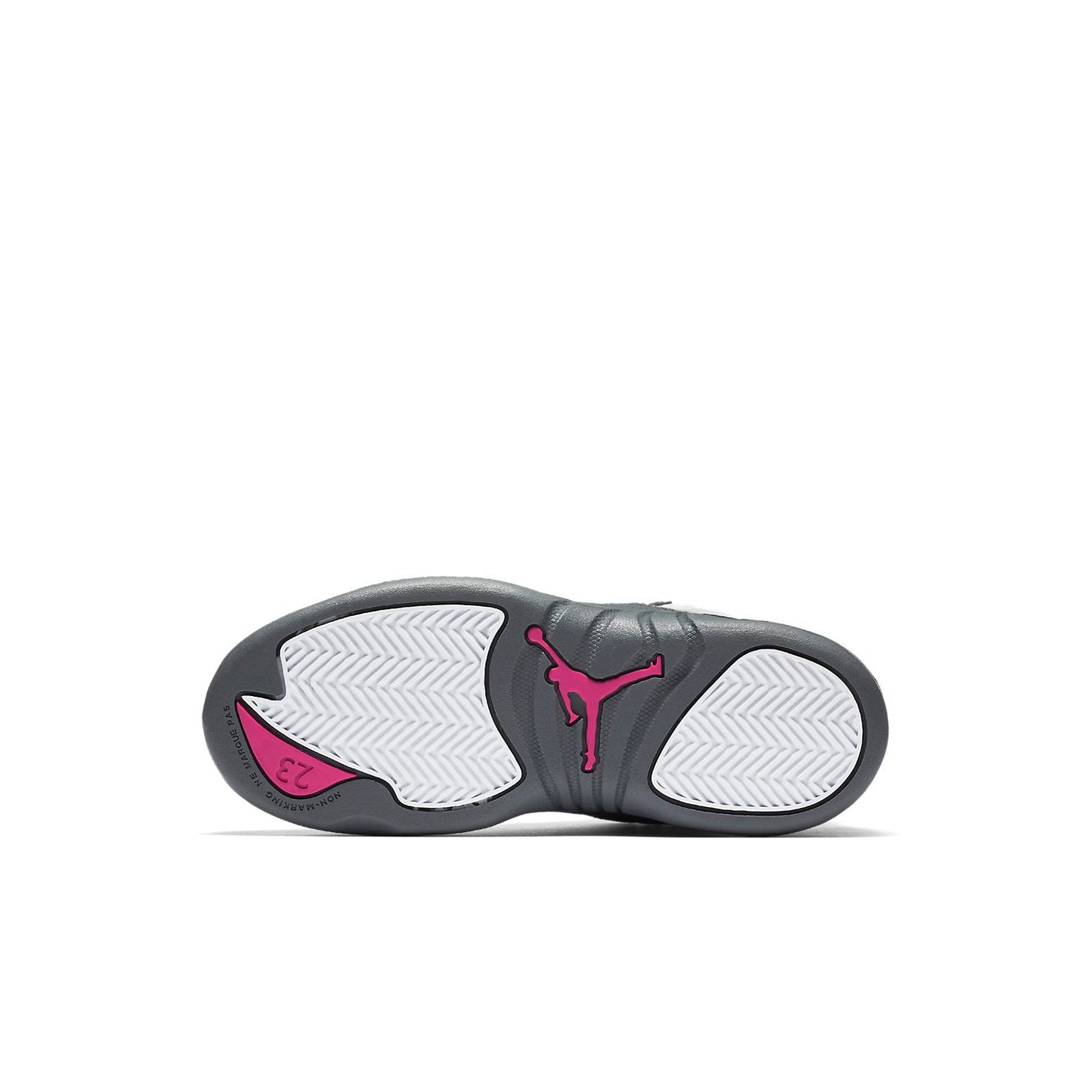 (PS) Aithtr Jorthtdan 12 Retro 'Wolf Grey Vivid Pink' 510816-029