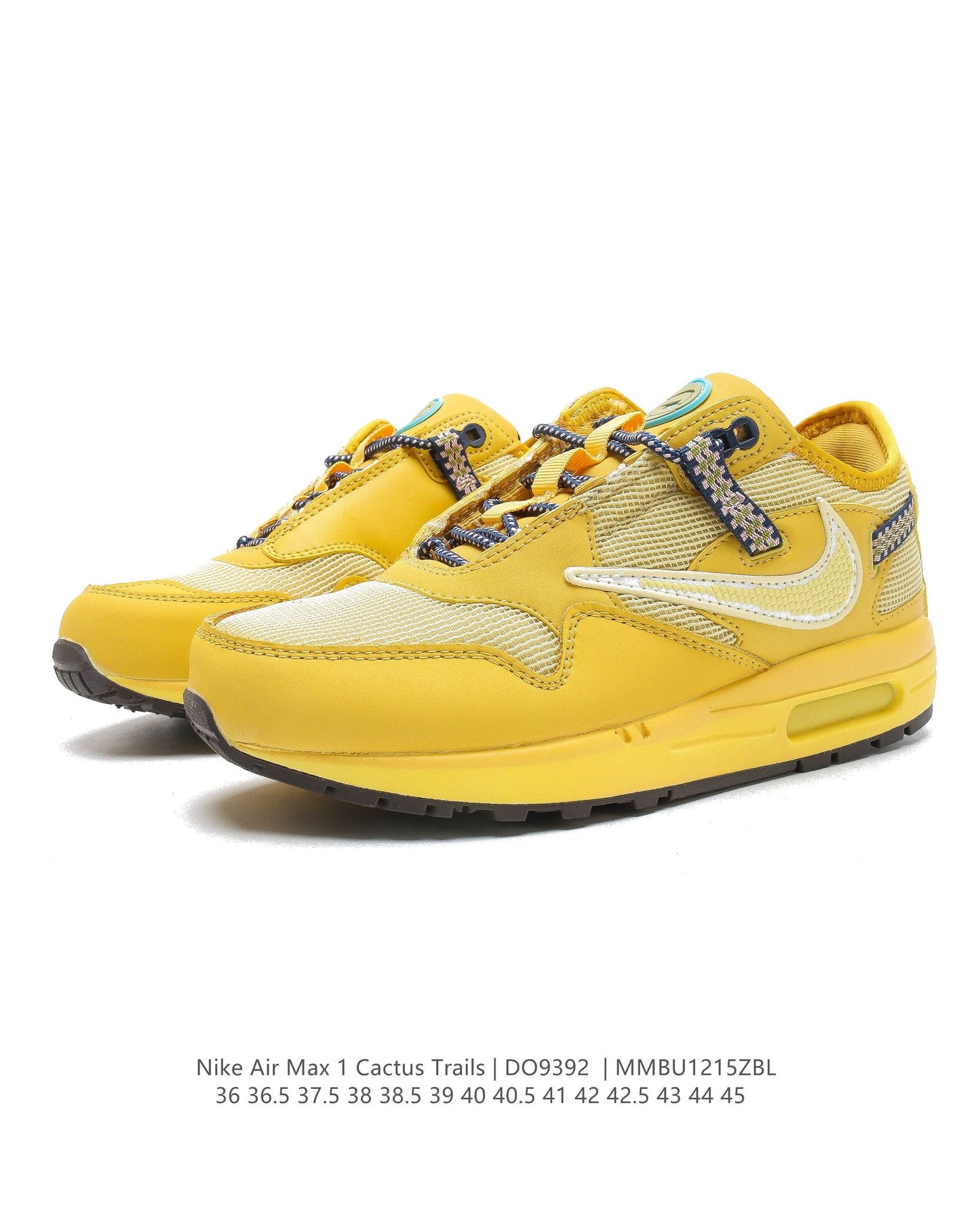 Travis Scott x Aithtr Max 1WheatLemon DO9392-700 Dames & Heren Schoenen-2