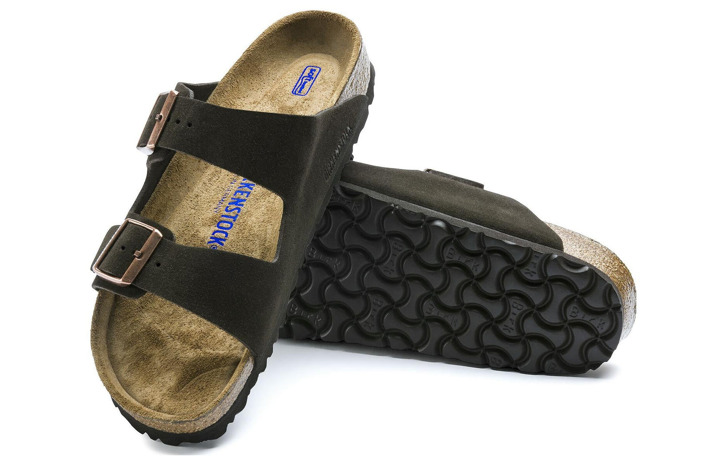 Birkenthtstock Arizona Soft Footbed Suede Leather 'Mocha' 0951311