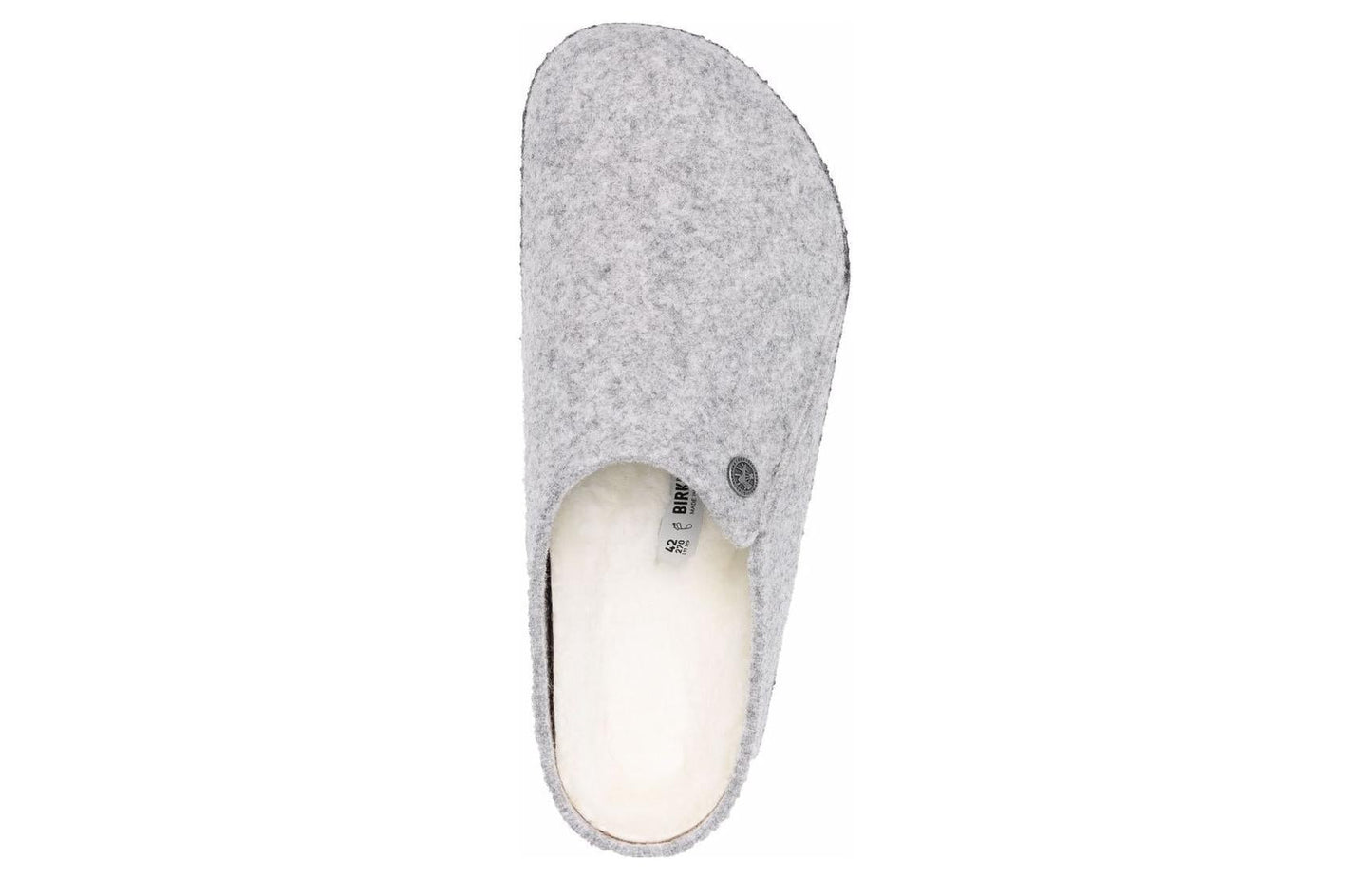 Birkenthtstock Zermatt Shearling Wool Felt 'Light Grey' 1015092