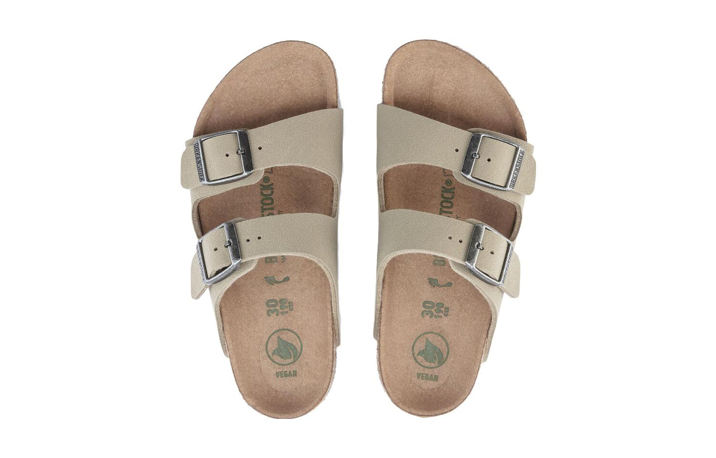 (PS) Birkenthtstock Arizona Kids Vegan Birko-Flor Birkibuc Narrow Fit 'Faded Khaki' 1023408