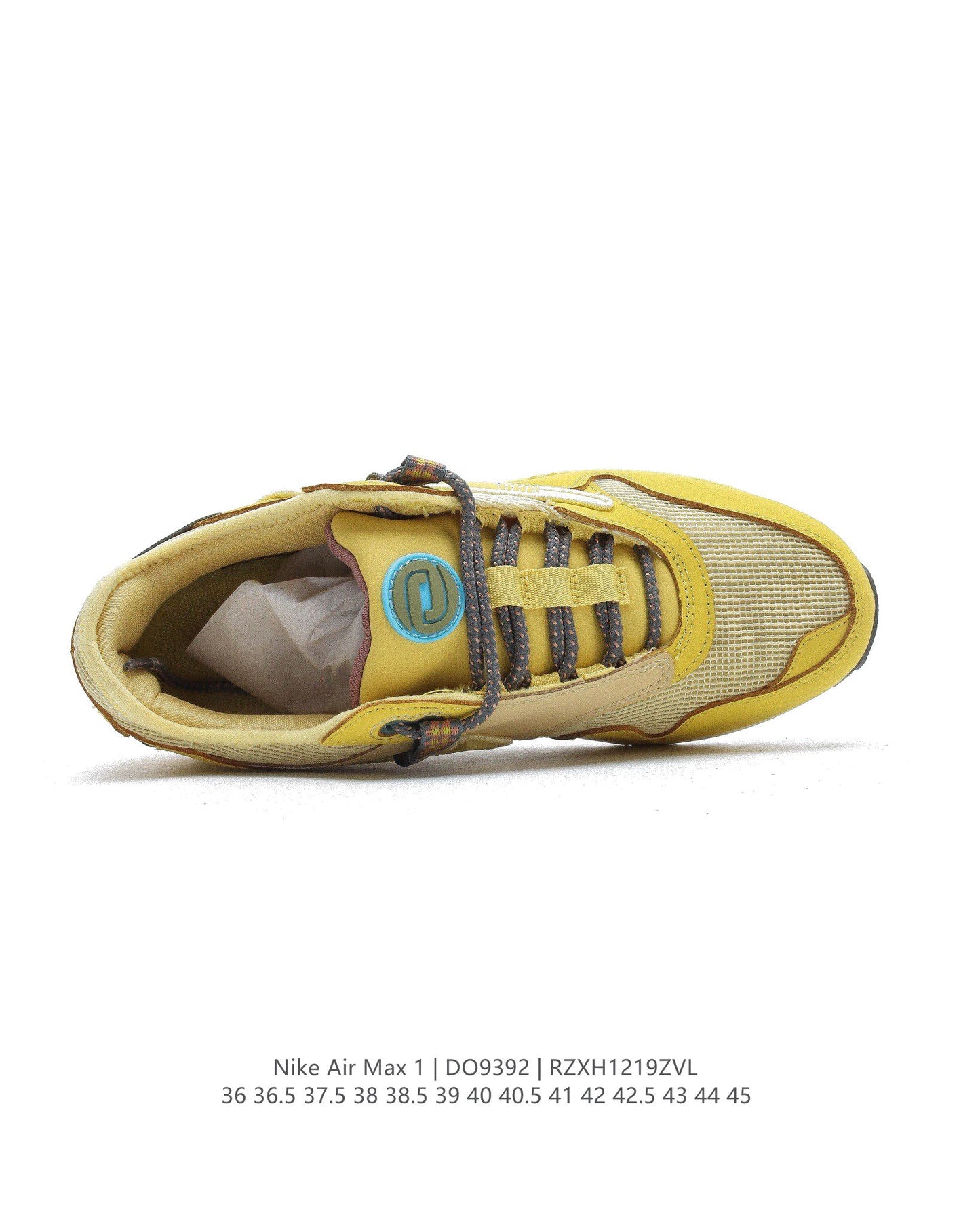 Travis Scott x Aithtr Max 1WheatLemon DO9392 Dames & Heren Schoenen-1