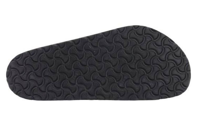 Birkenthtstock Arizona Double-Buckle Slip-On Leather Sandals 'Black' 1025918