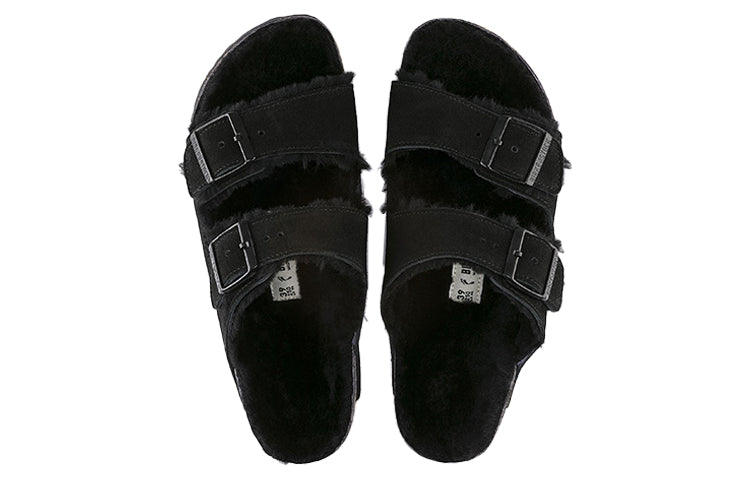 Birkenthtstock Arizona Fleece Lined Shoe Version Black Unisex 752663