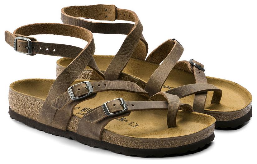 Birkenthtstock Seres Camberra Old Natural Leather Narrow Fit 'Tabacco' 1008709