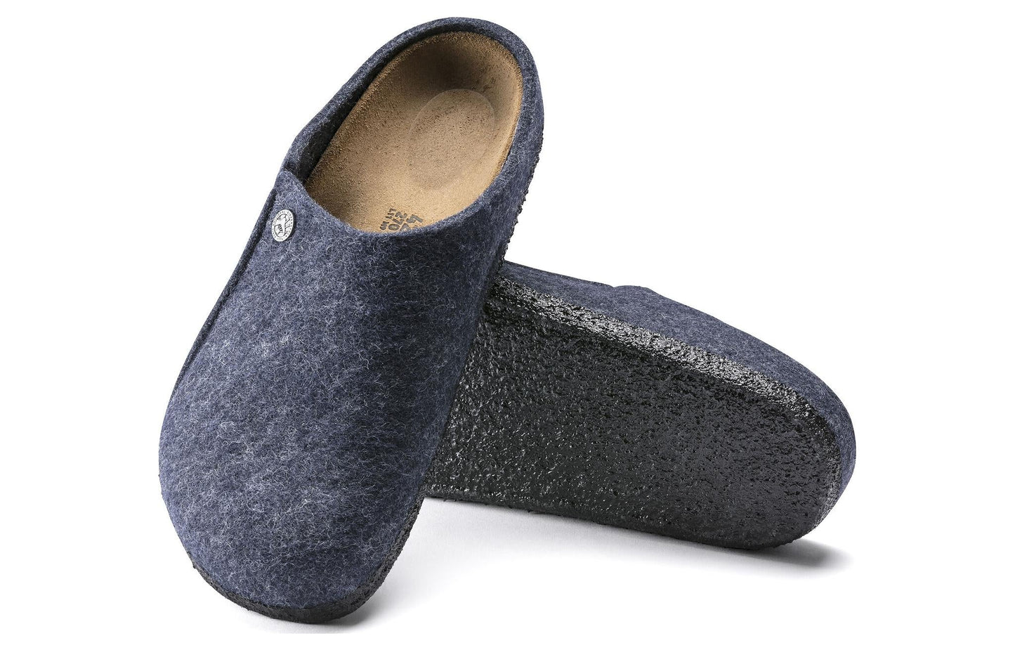 Birkenthtstock Zermatt Shearling Wool Felt Narrow Fit 'Blue' 1017519