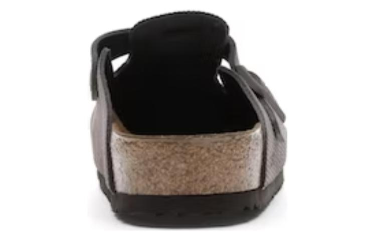 Birkenthtstock x Stussy Boston Clogs 'Anthracite' 1016811
