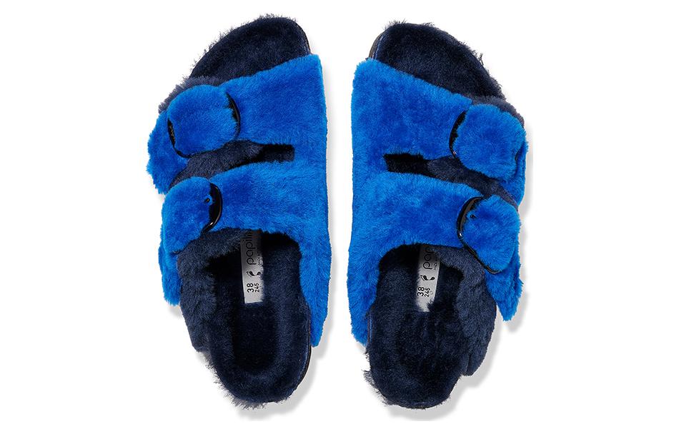 (WMNS) Birkenthtstock Arizona Big Buckle PAP Fur Narrow Fit 'Ultra Blue/Midnight' 1025398