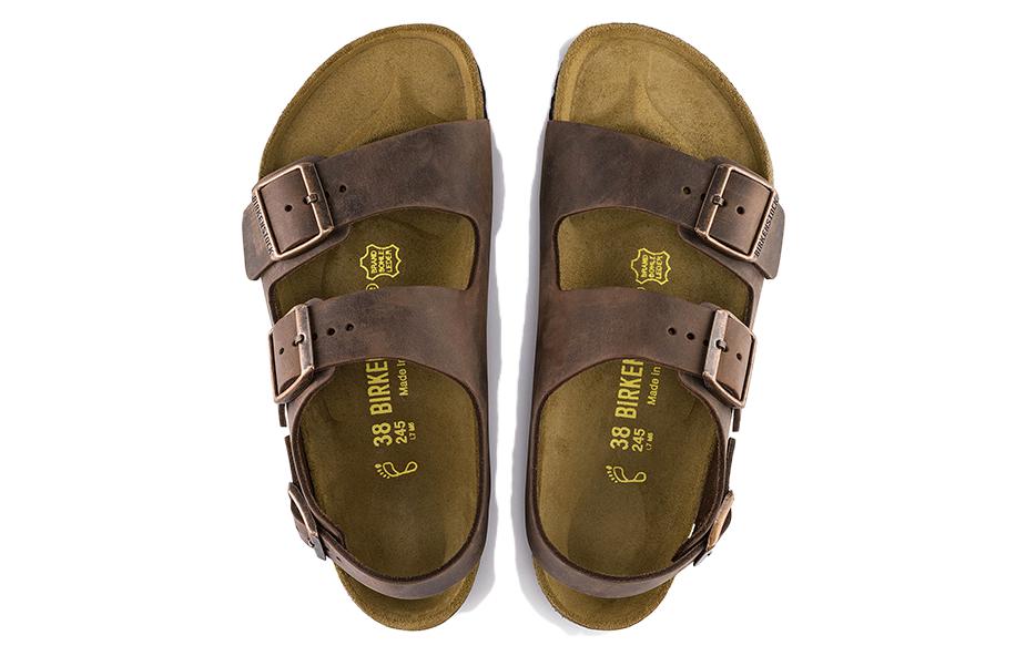 Birkenthtstock Milano Oiled Leather Narrow Fit 'Habana' 0034873