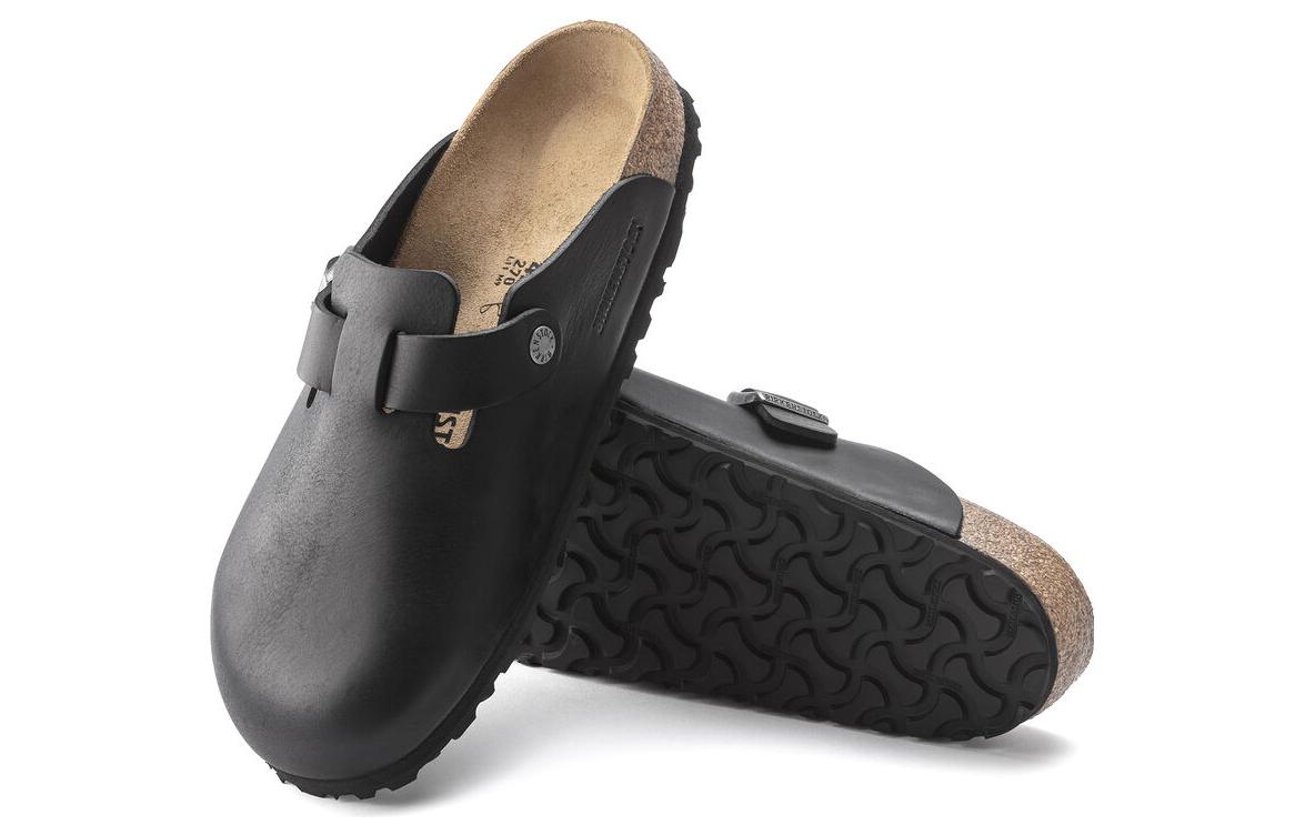 Birkenthtstock Boston Grip Natural Leather 'Vintage Wood Black' 1023458