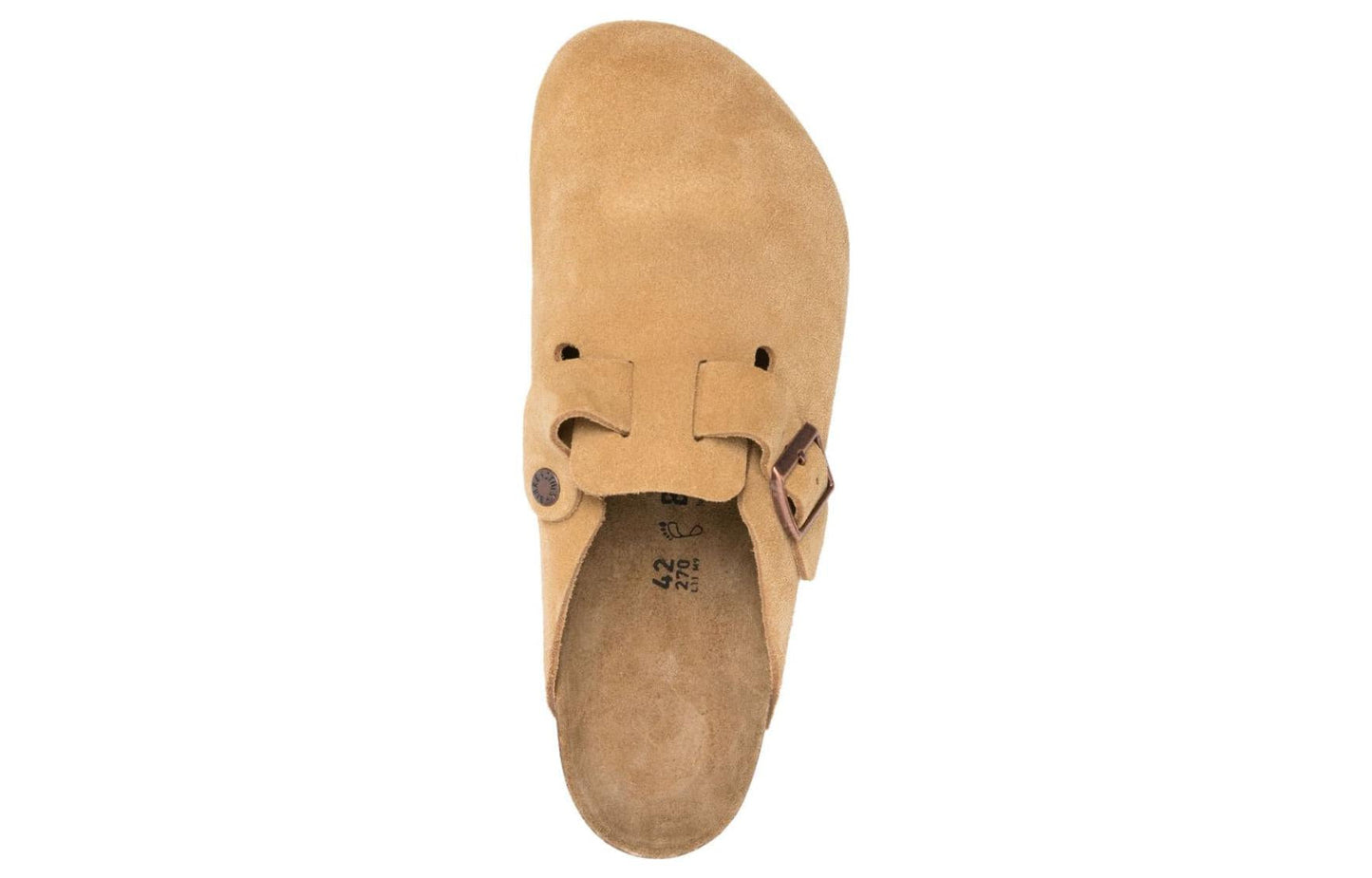 Birkenthtstock Boston Suede Leather 'Latte Cream' 1026181