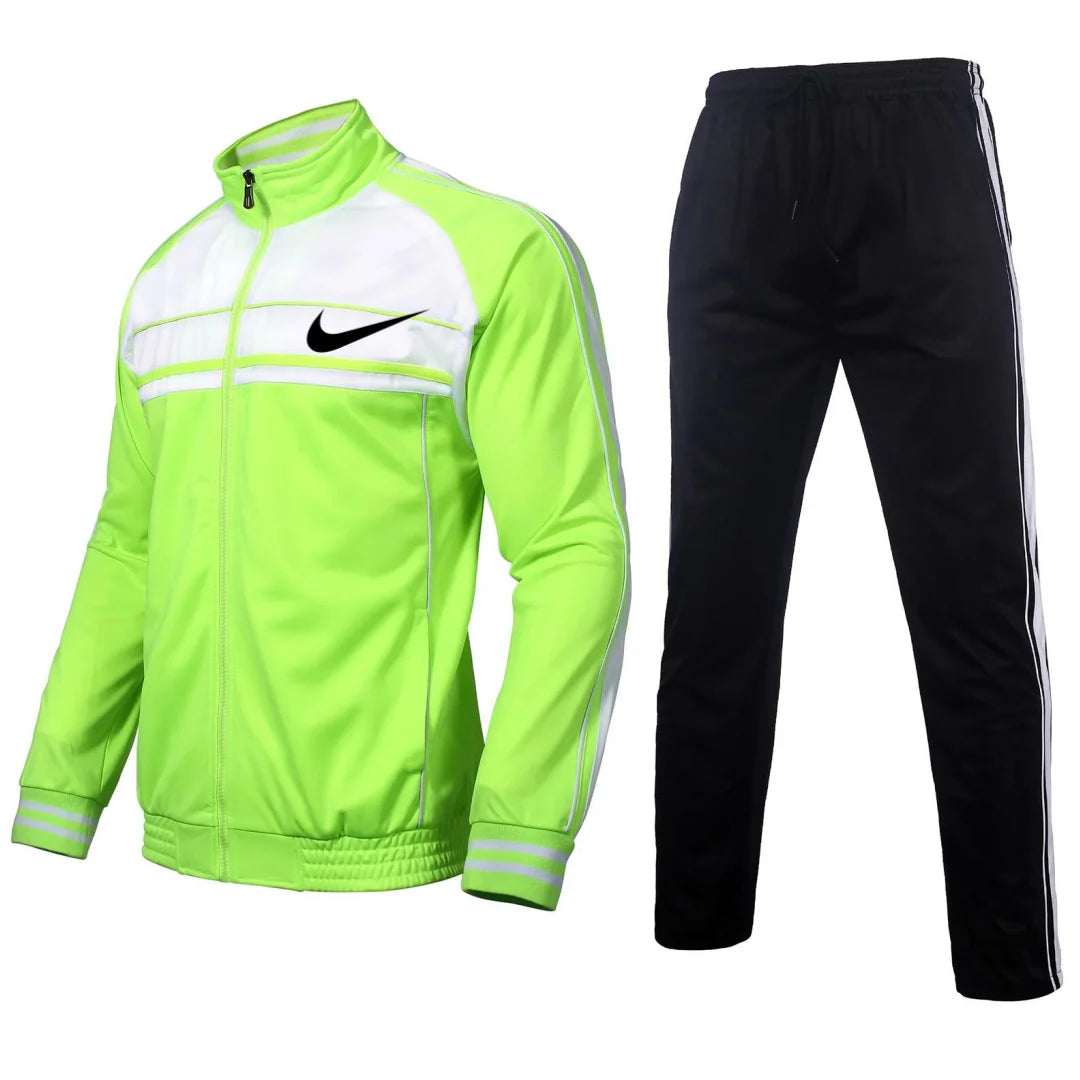 Men's Sportswear 2 Piece Set Full Zip Jogging Suit Long Sleeve Sportswear Sportswear Men's