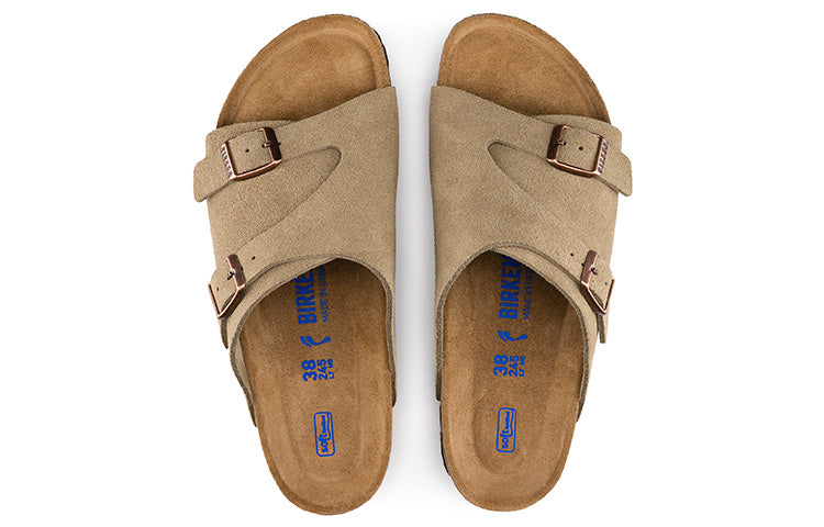 Birkenthtstock Zrich Series Cowhide Suede Fashion Beige Version Sandals 1009533