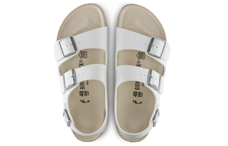 Birkenthtstock Milano Series Sandals White Version Unisex 34733