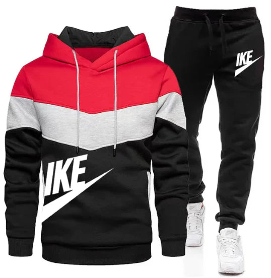 New Men's Sets Zipper Hoodie+Pants Pieces Casual Tracksuit Male Sportswear Brand Clothing Sweat Suit