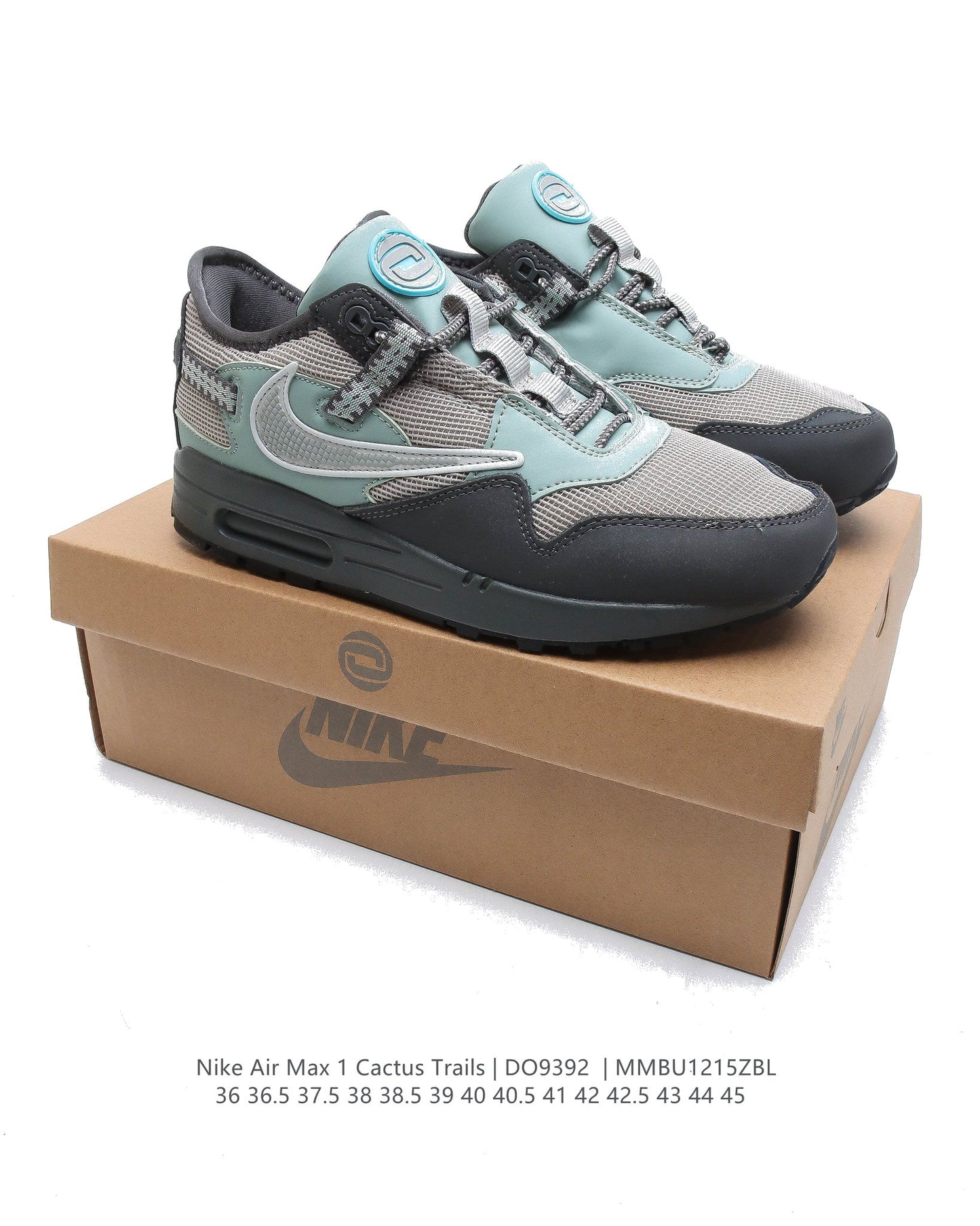 Travis Scott x Aithtr Max 1WheatLemon DO9392-700 Dames & Heren Schoenen-3