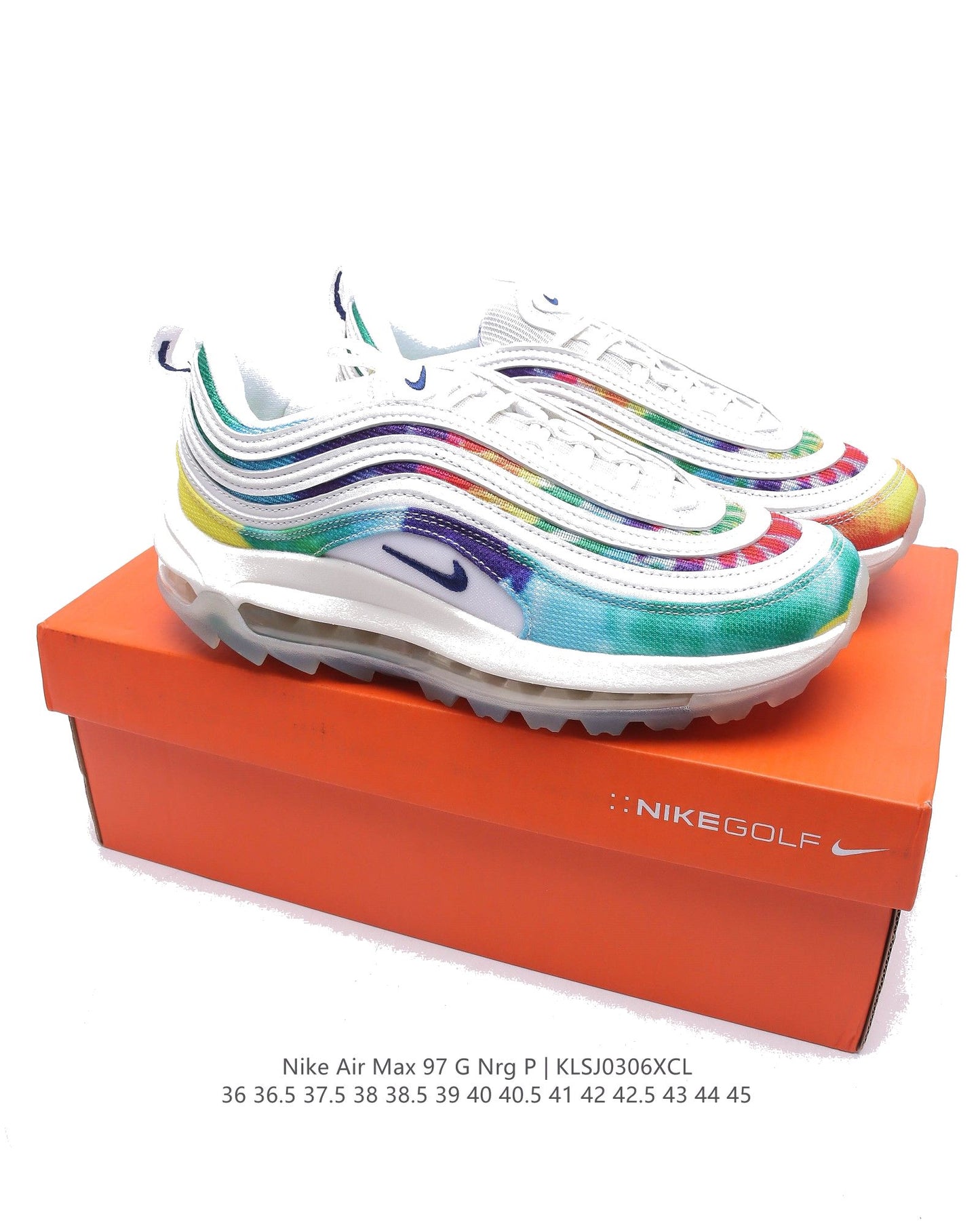 Aithtr Max 97 NRG White&Colorful CK1209-001 Dames & Heren Schoenen