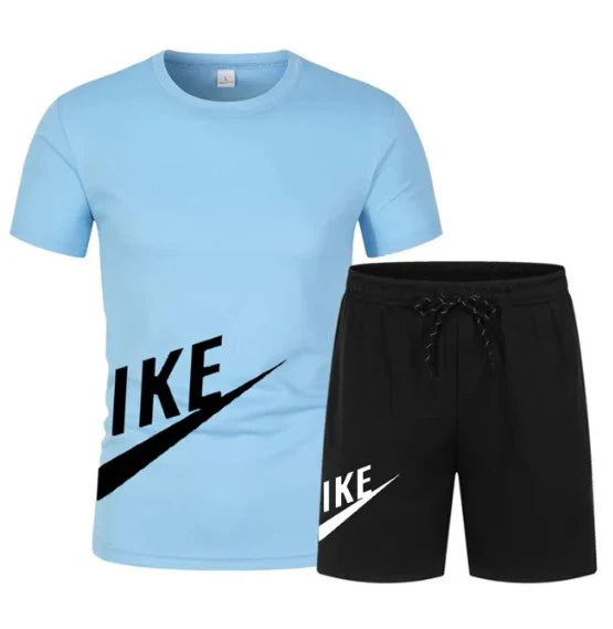 Summer Men's Sets Fashion Korean Tracksuit Men Short Sleeve T Shirts+sport Shorts Suit Men Casual Men Clothing Mens Joggers Sets