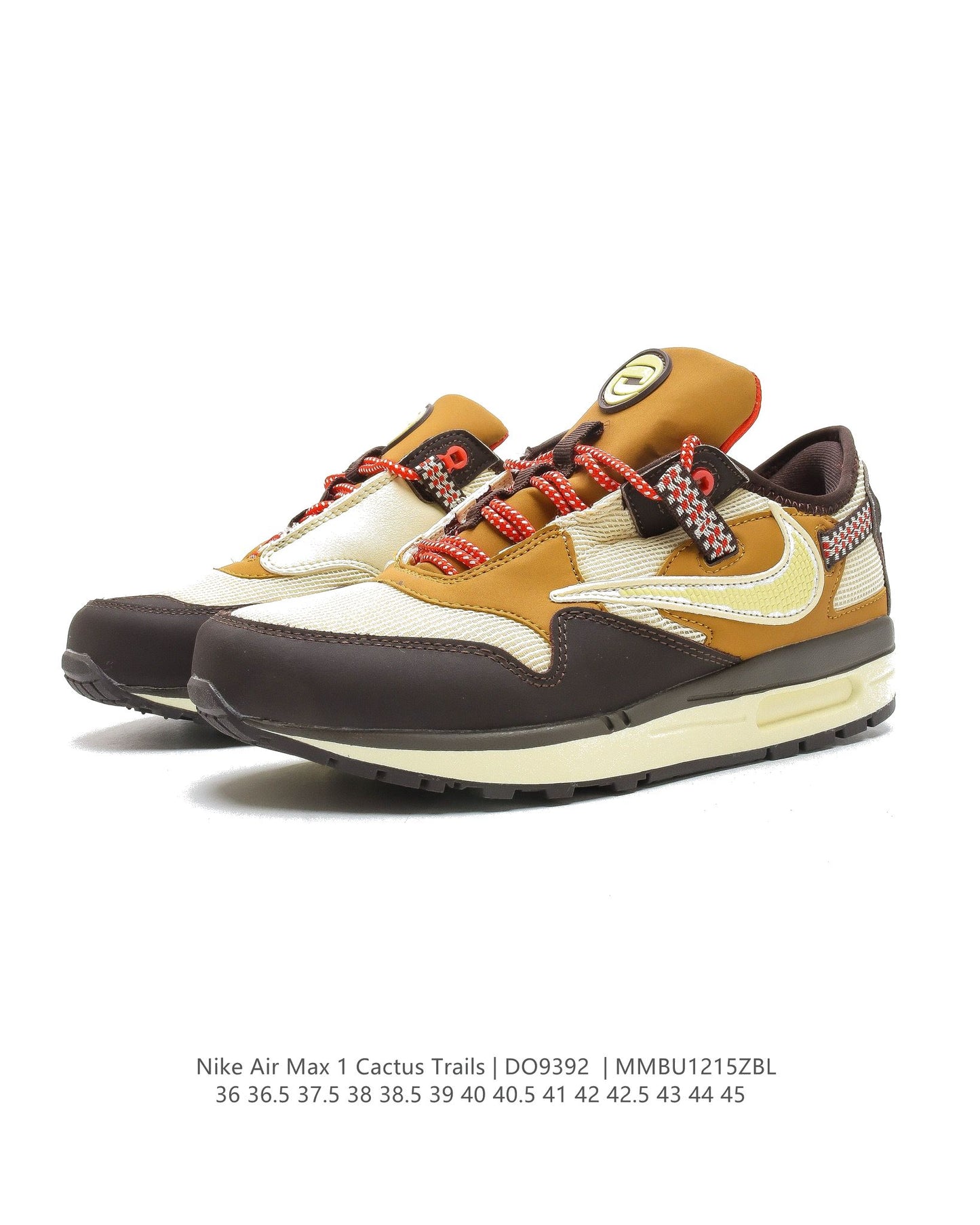 Travis Scott x Aithtr Max 1WheatLemon DO9392-700 Dames & Heren Schoenen