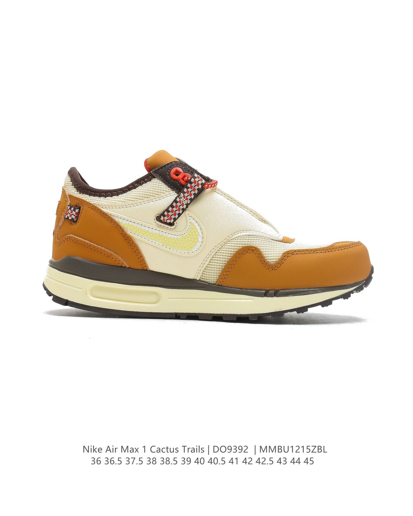 Travis Scott x Aithtr Max 1WheatLemon DO9392-700 Dames & Heren Schoenen-1