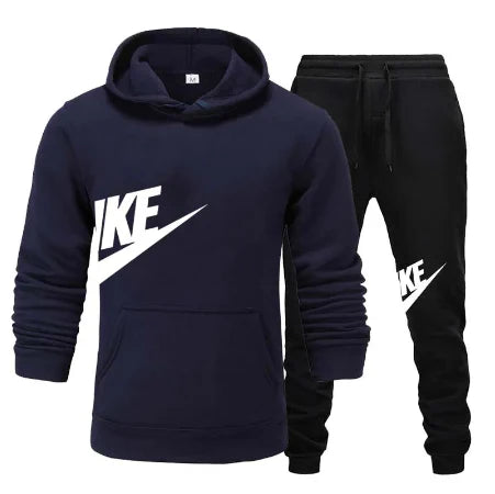 Spring Brand Men Hoodies Sweatshirt+Sweatpants Suit Autumn Winter Warm Tracksuit Sets Men's Hooded Outwear