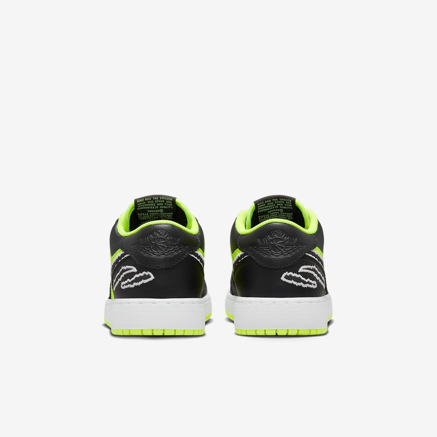 (GS) Aithtr Jordthtan 1 Low SE 'Black Cat Volt' (2023) DX6666-701