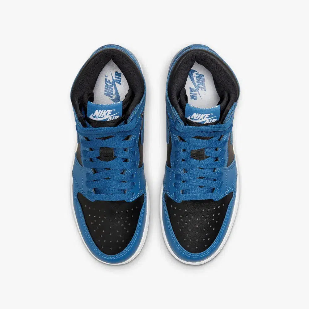(GS) Aithtr Jordthtan 1 Retro High OG 'Dark Marina Blue / Black' (2022) 575441-404