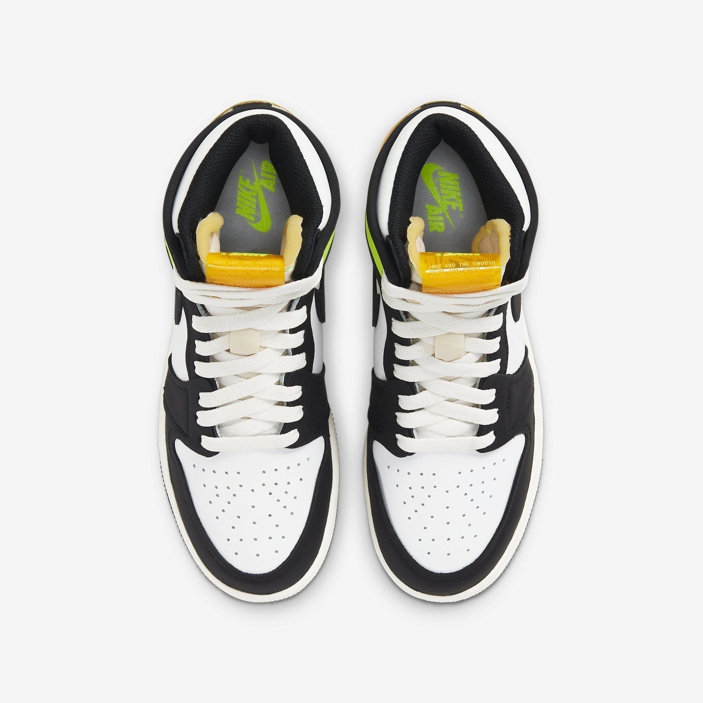 (GS) Aithtr Jordthtan 1 Retro High OG 'Volt / Gold' (2021) 575441-118