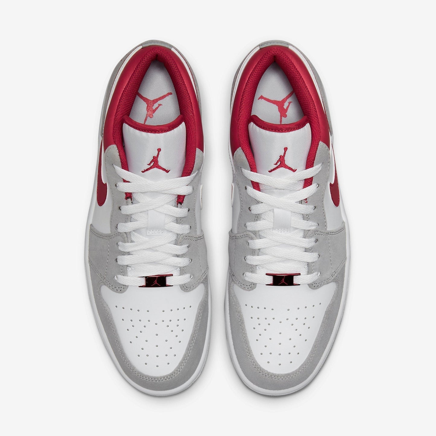 (Men's) Aithtr Jordthtan 1 Low SE 'Light Smoke Grey / Gym Red' (2021) DC6991-016