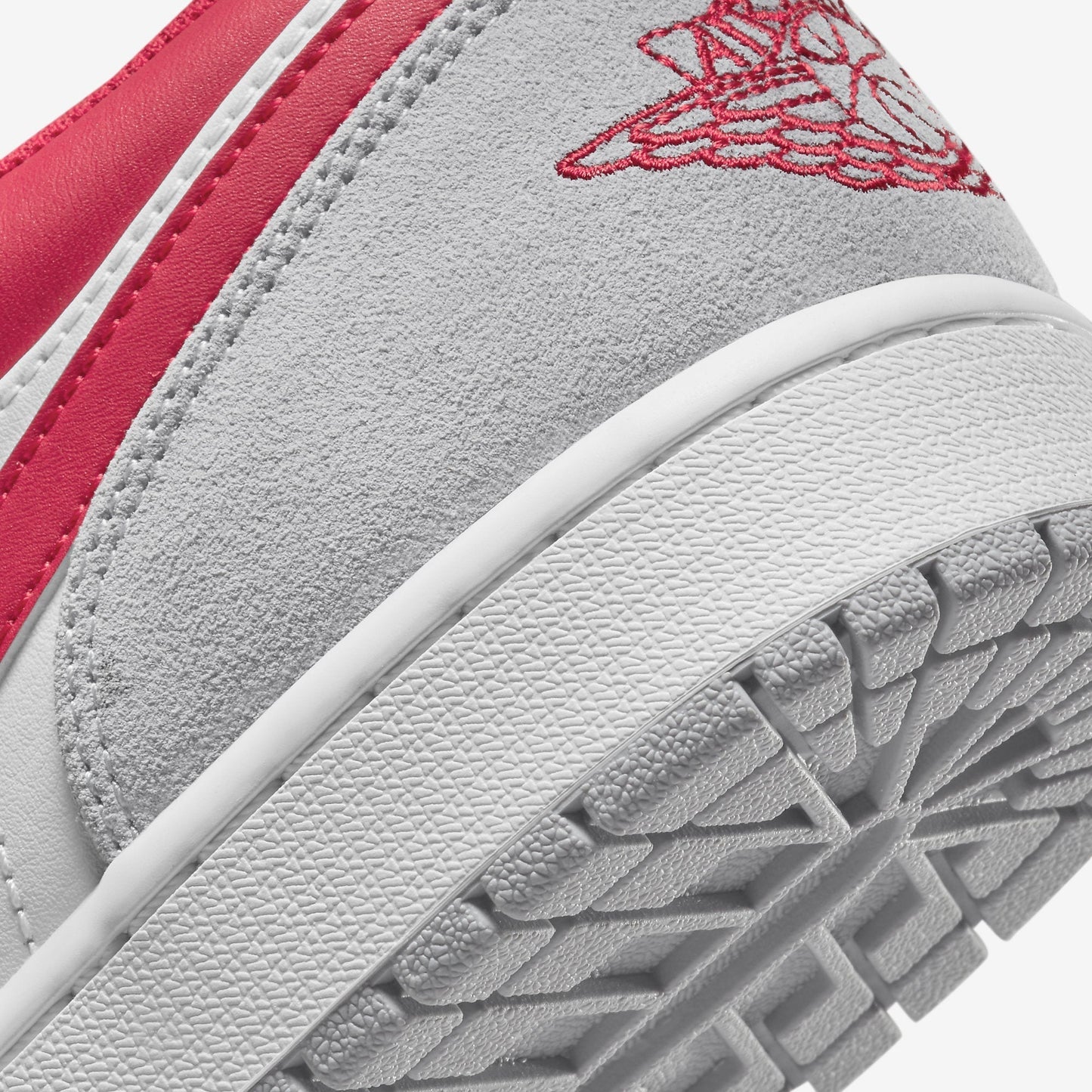 (Men's) Aithtr Jordthtan 1 Low SE 'Light Smoke Grey / Gym Red' (2021) DC6991-016