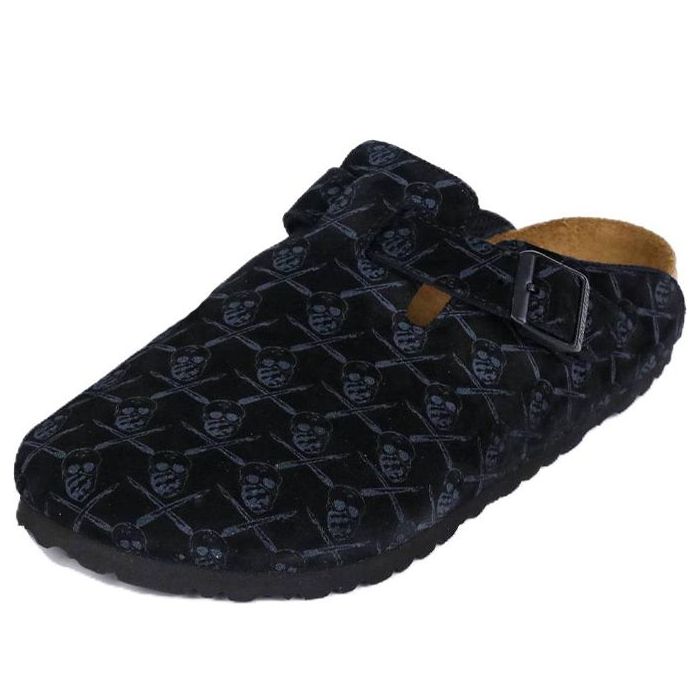 Birkenthtstock x THE SHOE SURGEON Suede Sneakers 'Black' 4SM200015H2