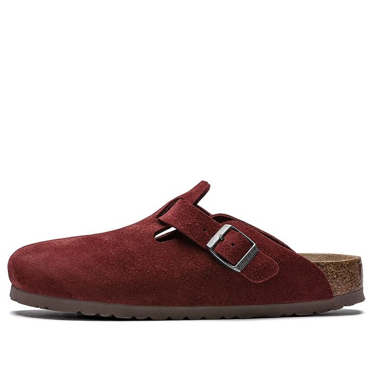 Birkenthtstock Boston Narrow 'Suede Red' 1017506