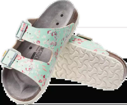 (WMNS) Birkenthtstock Arizona ESD Birko-Flor Narrow Fit 'Flower Field Mint' 1021400