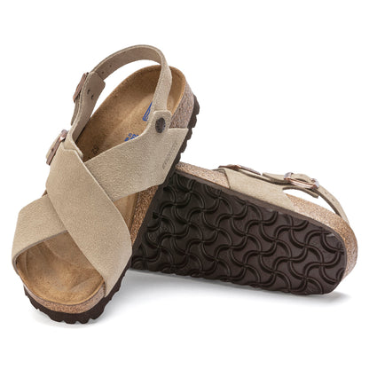 (WMNS) Birkenthtstock Tulum Suede Leather 'Taupe' 1023247