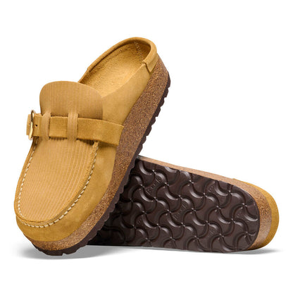 (WMNS) Birkenthtstock Buckley Suede Embossed 'Corduroy Cork Brown' 1026235