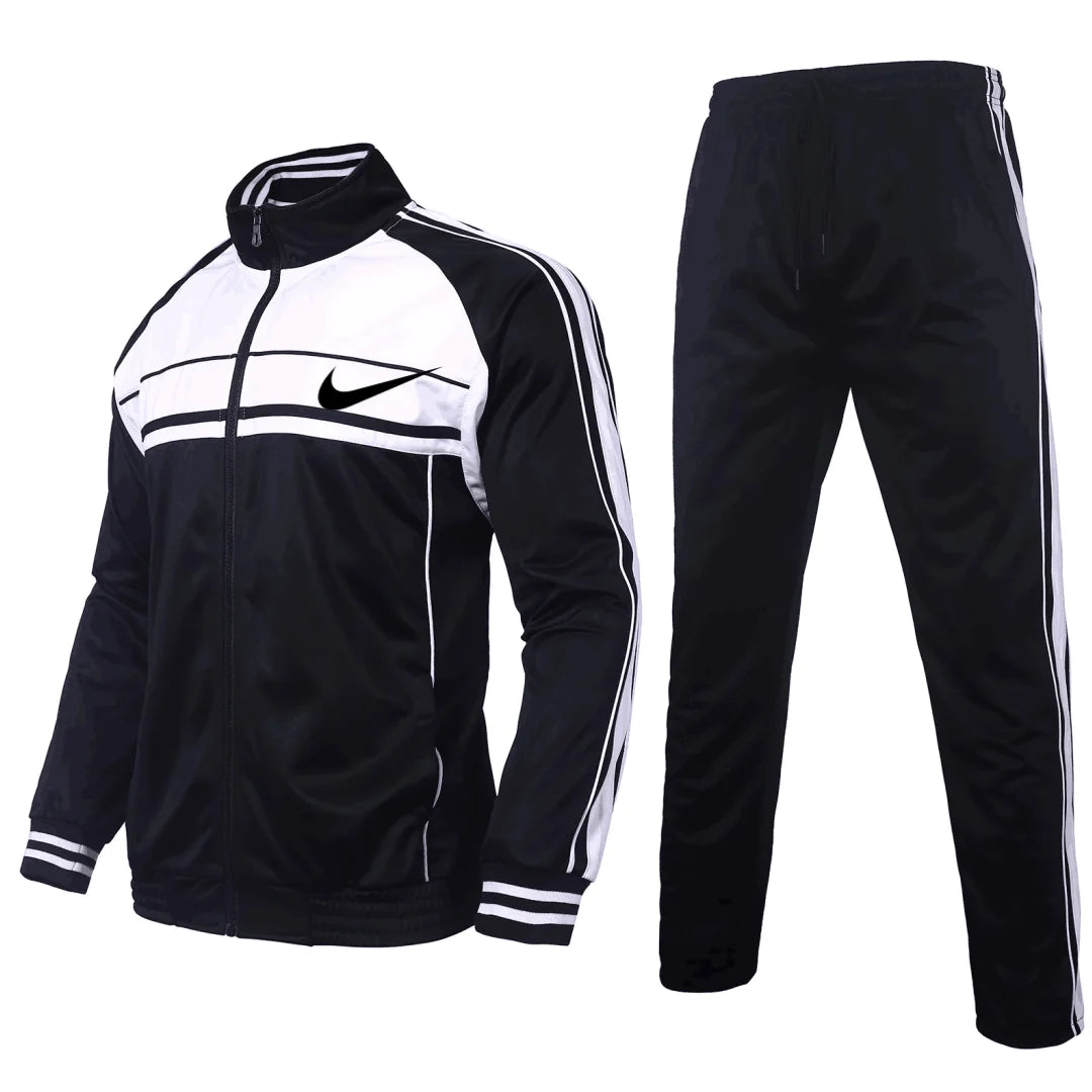 Men's Sportswear 2 Piece Set Full Zip Jogging Suit Long Sleeve Sportswear Sportswear Men's