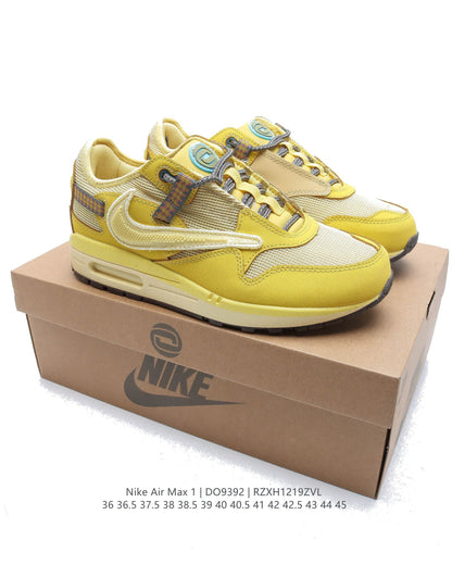 Travis Scott x  Aithtr Max 1WheatLemon DO9392 Dames & Heren Schoenen-1