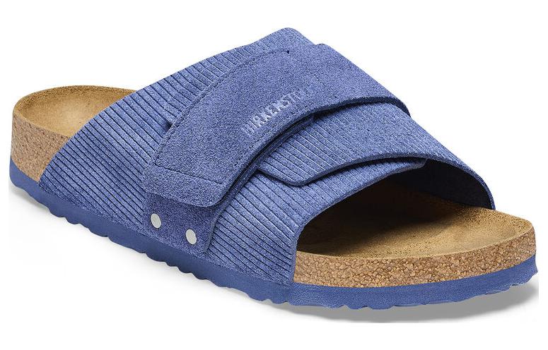Birkenthtstock Kyoto Suede Embossed Narrow Fit 'Corduroy Indigo' 1025704