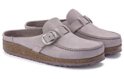 (WMNS) Birkenthtstock Buckley Nubuk Leather Narrow Fit 'Yomo Lilac' 1023647