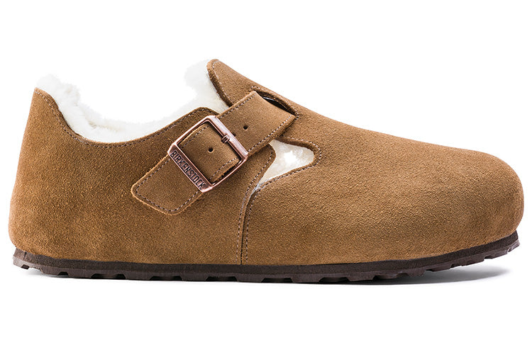 Birkenthtstock London Shearling Suede Leather Narrow Fit 'Tea' 1014963