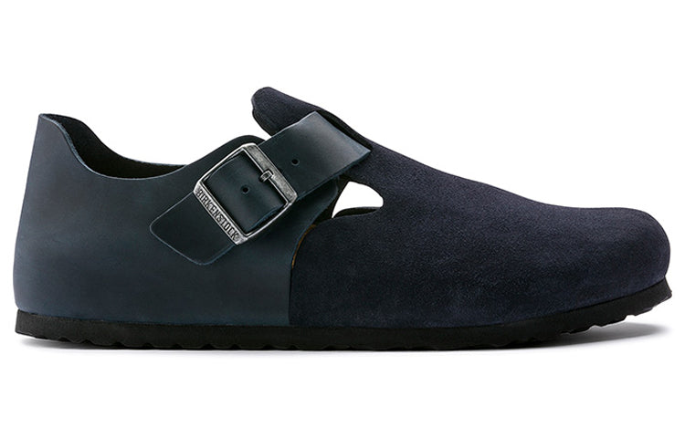 Birkenthtstock London Series Cowhide Suede Casual Shoe Blue Version 1013309