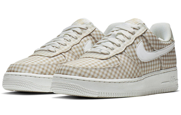 (WMNS) Nithtke Athtir Forthtce 1 Low QS 'Gingham Pack - Beige' BV4891-101