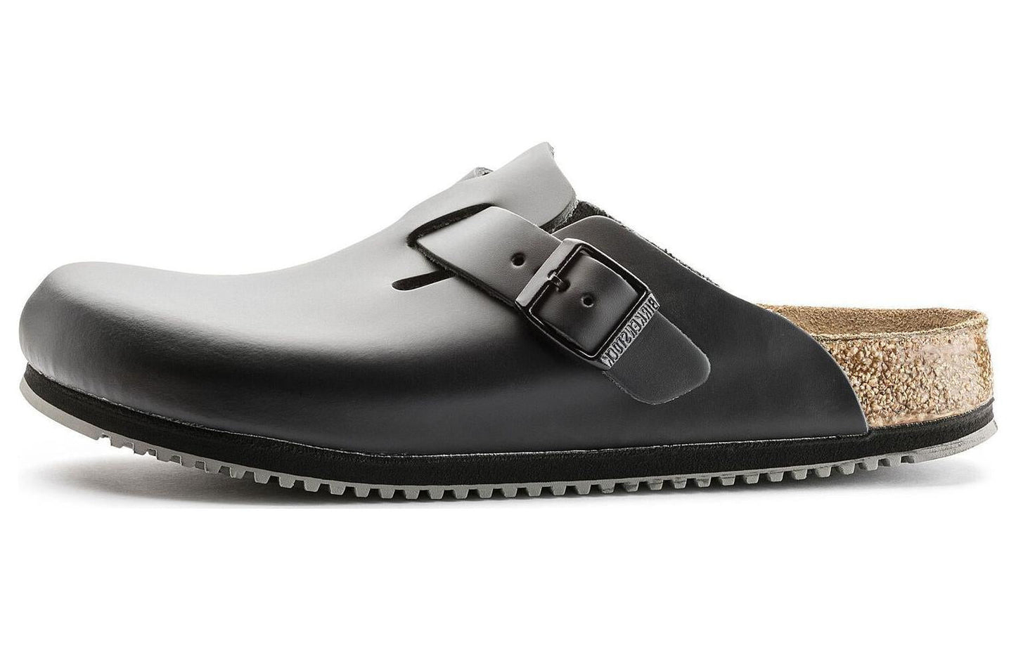 Birkenthtstock Boston Super Grip Leather Narrow Fit 'Black' 0060194
