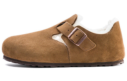 Birkenthtstock London Shearling Suede Leather 'Shearling Tea'' 1014962