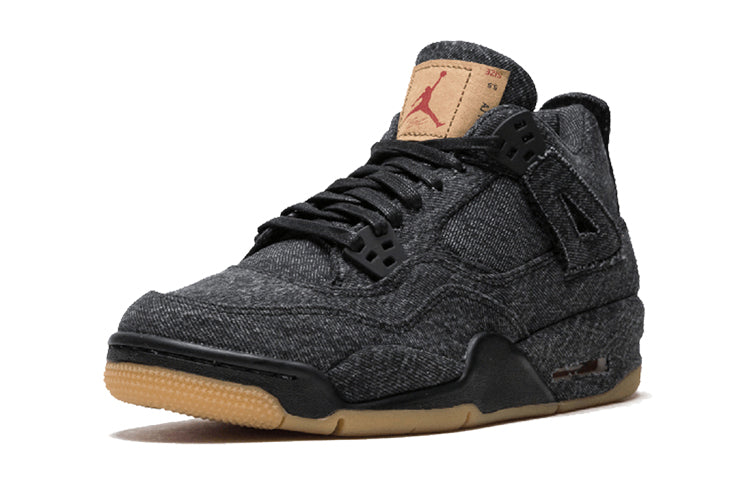 (GS) Levi's x Aithtr Jorthtdan 4 Retro 'Black Denim' AQ9103-001